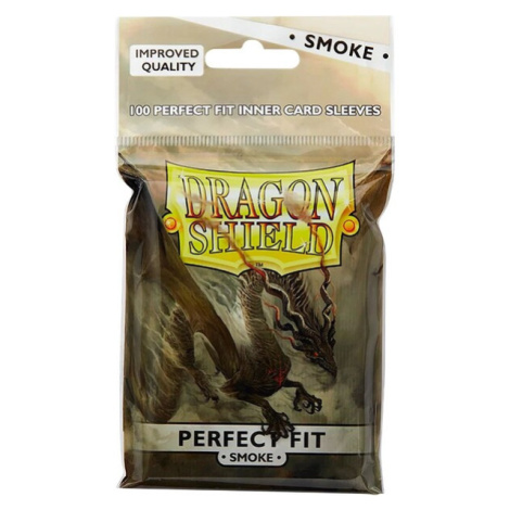 Dragon Shield Standard Perfect Fit Sleeves Smoke (100 obalov)