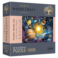 Trefl Drevené puzzle 1000 - Cesta naprieč Slnečnou sústavou