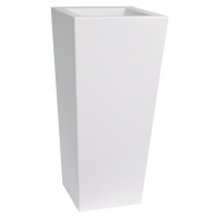 Plust - Dizajnový kvetináč KIAM, 35 x 35 cm - biely