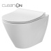 VIEGA Presvista modul PURE pre WC vrátane tlačidla Style 20 bielej + WC CERSANIT CLEANON CITY V7