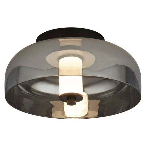 Stropné LED svietidlo Frisbee, sklenené tienidlo Searchlight