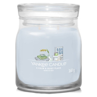 YANKEE CANDLE 1701384E A CALM & QUIET PLACE STREDNA SVIECKA SIGNATURE 368G