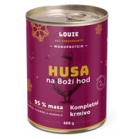 LOUIE Konzerva pre psov Hus na boží hod 400 g