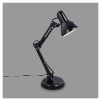 Stolová lampa Pixa, nastaviteľná, E14, čierna