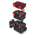Sada kufrů na nářadí a organizéru MODIXX 53 x 35,5 x 82,5 cm černo-červená