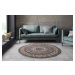 Kruhový koberec Mirkan 104102 Grey - 160x160 (průměr) kruh cm Nouristan - Hanse Home koberce