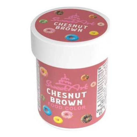 SweetArt gélová farba Chestnust Brown (30 g) - dortis - dortis