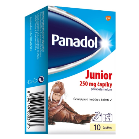 PANADOL Junior sup 250 mg 10 čapíkov