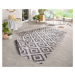 Kusový koberec Twin-Wendeteppiche 103132 grau creme – na ven i na doma - 80x250 cm NORTHRUGS - H