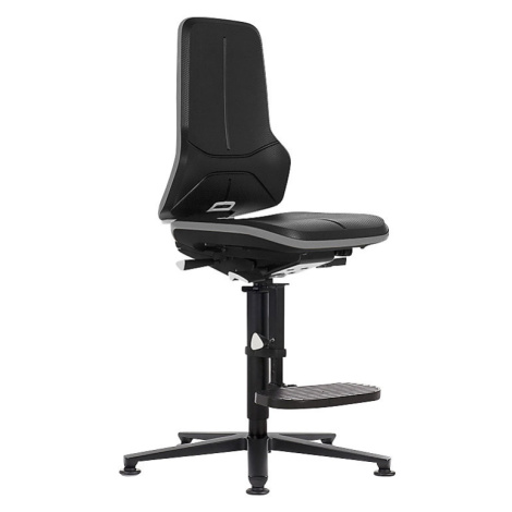 bimos NEON pracovná otočná stolička ESD, výstupná pomôcka, synchrónna mechanika, PU pena, flexib
