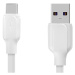 OBAL:ME Simple USB-A/USB-C 1m biely