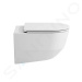 Laufen - Pro Závesné WC s WC doskou Slim, SlowClose, Rimless, biela H8669570000001