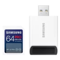 Pamäťová karta Samsung SDXC 64GB PRO ULTIMATE + USB adaptér