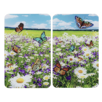 Kryty na sporák z tvrdeného skla v súprave 2 ks 52x30 cm Summer Meadow – Maximex