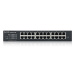 Zyxel GS1915-24E, 24-port GbE Smart hybrid mode Switch, standalone or NebulaFlex Cloud, rackmoun