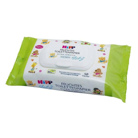 HiPP Babysanft Vlhčený toaletný papier ULTRA SENSITIVE, 50 ks