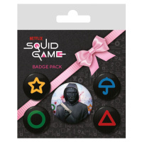 Pyramid International Set odznakov Squid Game