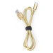 Kábel Aligator Premium Lightning na USB 2A, zlatá