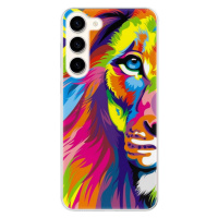 Odolné silikónové puzdro iSaprio - Rainbow Lion - Samsung Galaxy S23+ 5G