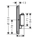 Hansgrohe ShowerSelect Comfort S, termostat pod omietku, biela matná, HAN-15559700