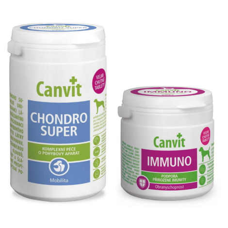 CANVIT Chondro Super 230 g + CANVIT Imunno pre psov 100 g ZADARMO