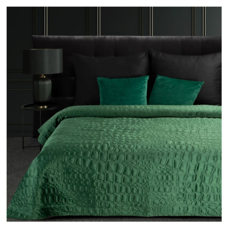 Zelený prehoz na posteľ SALVIA7 280x260 cm Eurofirany