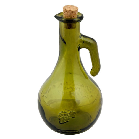 Zelená fľaša na ocot z recyklovaného skla Ego Dekor Di Vino, 500 ml