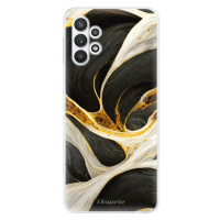 Odolné silikónové puzdro iSaprio - Black and Gold - Samsung Galaxy A32 5G