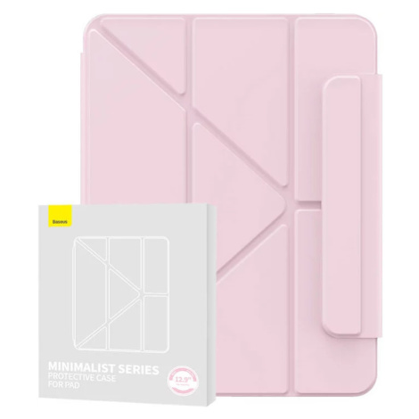Púzdro Magnetic Case Baseus Minimalist for Pad Pro 12.9″ (2018/2020/2021) (baby pink)