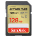 SanDisk SDXC karta 128GB Extreme PLUS (190 MB/s Class 10, UHS-I U3 V30)