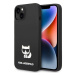 Kryt Karl Lagerfeld KLHCP14SSLCTBK iPhone 14 6,1" hardcase black Silicone Choupette Body (KLHCP1