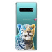 Odolné silikónové puzdro iSaprio - Leopard With Butterfly - Samsung Galaxy S10
