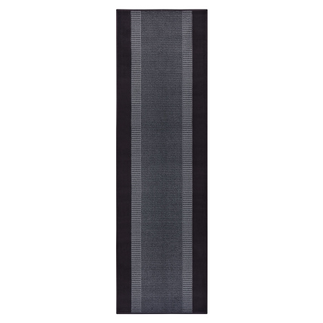 Behúň Basic 105486 Black Rozmery kobercov: 80x300 Hanse Home