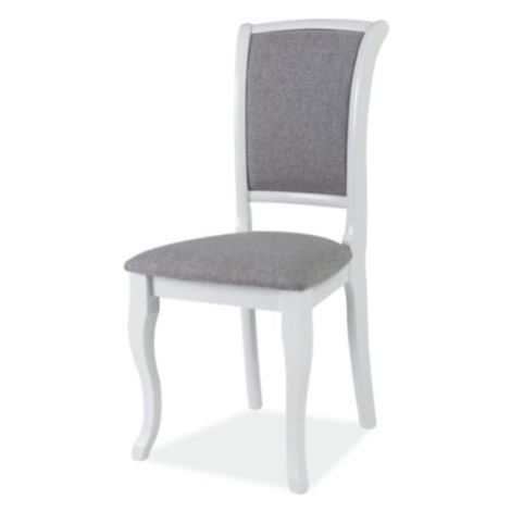 Sconto Jedálenská stolička SIGMN-SC biela/sivá Houseland