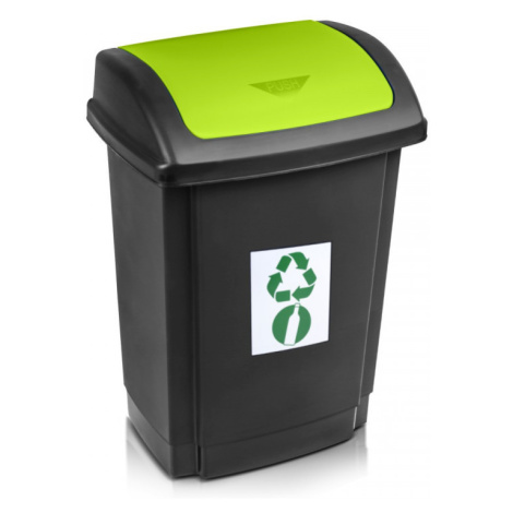 MAKRO - Kôš na recyklovaný odpad 25l zelený