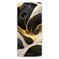 Odolné silikónové puzdro iSaprio - Black and Gold - Xiaomi 13T / 13T Pro