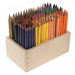 EDU3 Jumbo trojhranné pastelky H180, tuha 5 mm, 180ks/15 farieb v stojane z dreva
