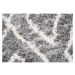 TA Tmavosivý plyšový koberec Kory Rozmer: 200x300 cm