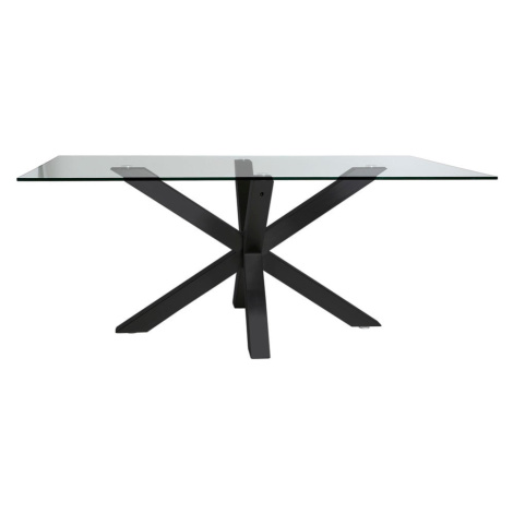 Jedálenský stôl so sklenenou doskou 100x180 cm Paula - Marckeric