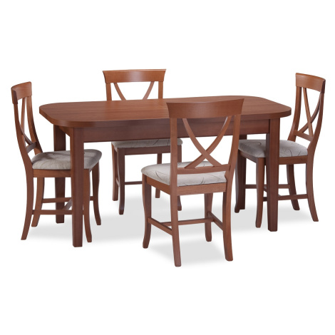 MI-KO Jedálenský set stôl MAX / stolička GIGLIO čerešňa