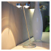 2-svetelná stolová lampa PUK TABLE, matný chróm