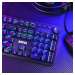 Marvo KG954 EN, klávesnice US, herní, mechanická typ drátová (USB), černá, ano, podsvícená
