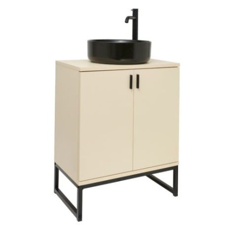 Ceramia Easy kúpeľňová skrinka s umývadlom 60x73x36 cm jasmín mat EASYUMDB7