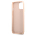 Plastové puzdro Guess na Apple iPhone 13 GUHCP13MP4SNP PU 4G Stripe ružové