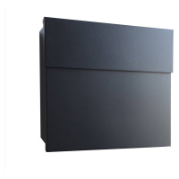 Dizajnová poštová schránka Letterman IV, čierna