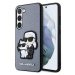 Kryt Karl Lagerfeld Samsung Galaxy S23 hardcase grey Saffiano Karl & Choupette (KLHCS23SSANKCPG)