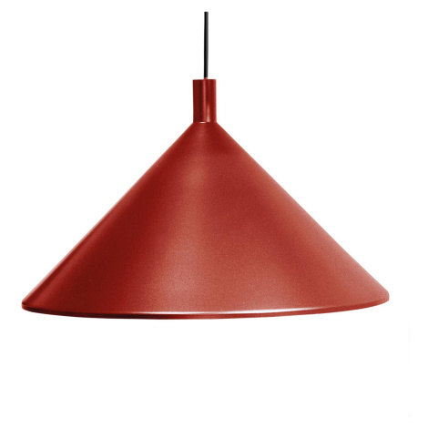 Martinelli Luce Cono závesná lampa červená Ø 45 cm