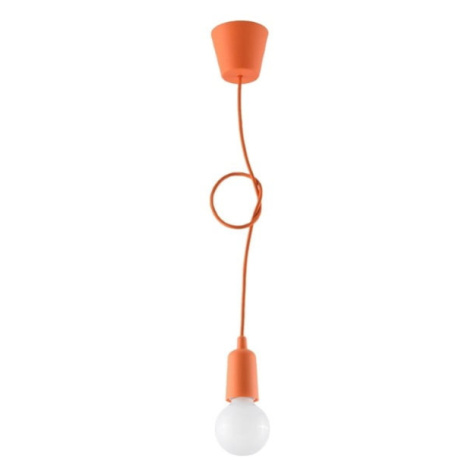 Oranžové závesné svietidlo ø 5 cm Rene – Nice Lamps