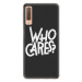 Odolné silikónové puzdro iSaprio - Who Cares - Samsung Galaxy A7 (2018)