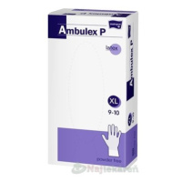 Ambulex P rukavice LATEXOVÉ, potiahnuté polymérom veľ. XL, nesterilné, nepudrované 100ks
